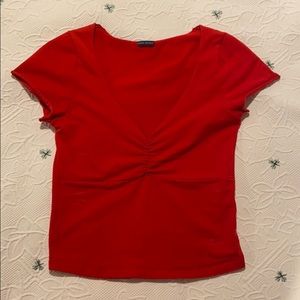 red brandy melville gina top